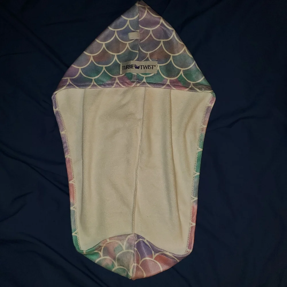 NWOT Mermaid Scales Hair Towel By Turbie Twist